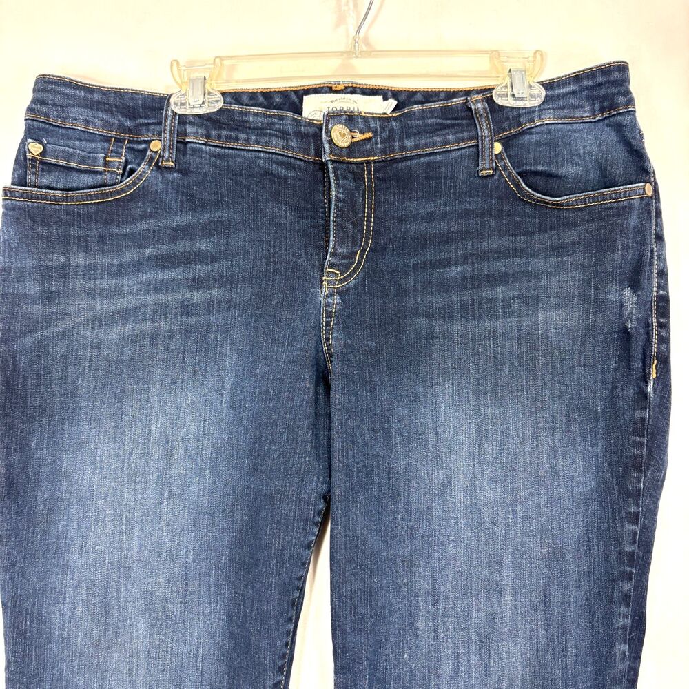 Torrid Women's Relaxed Bootcut Jeans Denim Medium Wash Plus Sz 16 Comfort - Picture 2 of 13